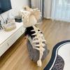 3D Realistic Dinosaur Skeleton Costume Soft Dinosaur Skeleton Headgear Dinosaur Plush Hat  Party
