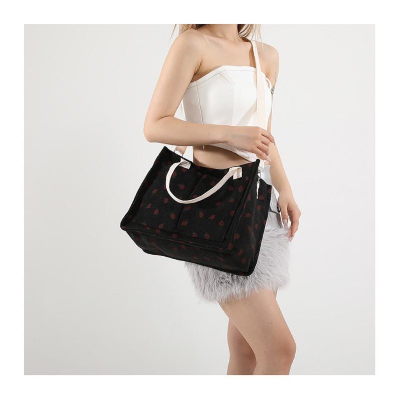 Simple Casual Personality Fashion Single Shoulder Tote Shopping Bag Tote Bag Summer Student Cloth Bag