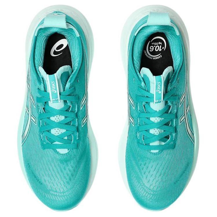 (WMNS) ASICS Gel-Nimbus 27 'Wave Teal Illuminate Mint' Women's 1012B753-400