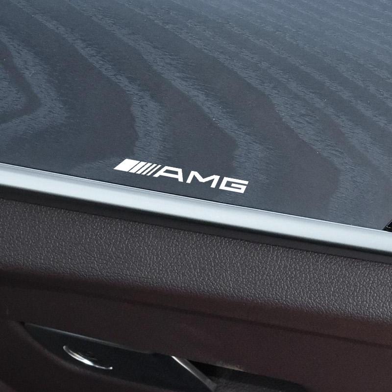 2/5/10 шт. Случайные наклейки для интерьера автомобиля Эмблема на рулевое колесо Стайлинг Для Mercedes Benz AMG GLE GLS GLC CLA GLB ML W204 W206 W205 W212 W203