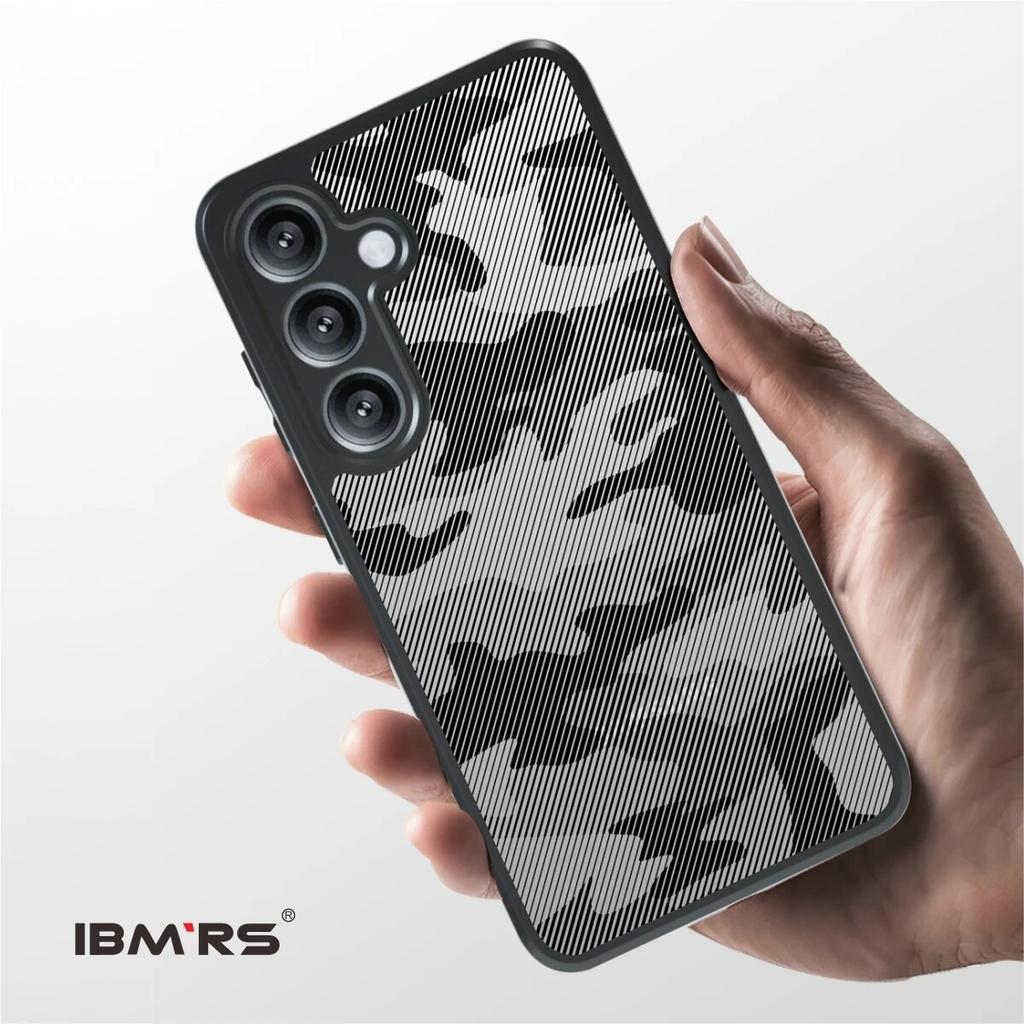 (В комплекте ремешок на запястье)IBMRS для Samsung Galaxy S24+/S24 plus Чехол, Защита объектива, Задняя прозрачная поликарбонатная задняя крышка + Мягкие края из ТПУ, Чехол для телефона