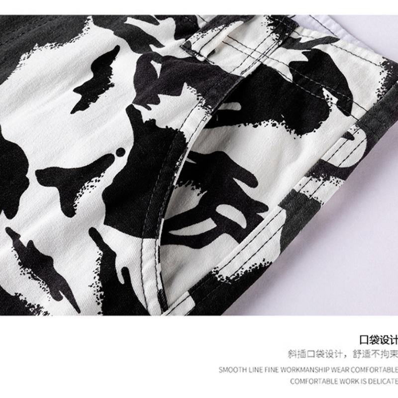 Cozy Up Cargo Short for Men Relaxed Fit Camo Hiking Work Cotton Casual Shorts with Pockets