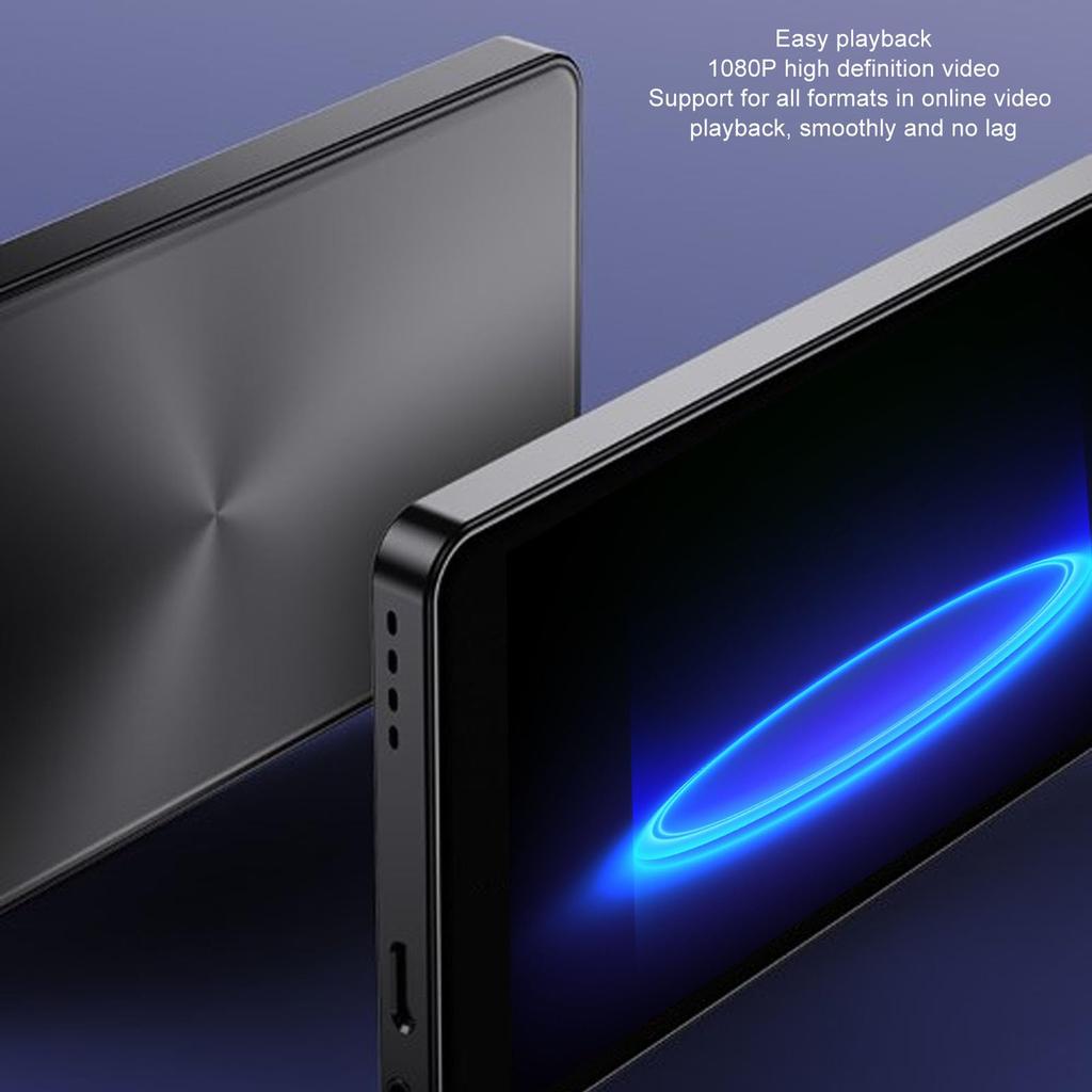 16GB Portable Mp4 Player, 5.2-inch Full Touchscreen MP3 Mp4 Player for Android with Rear Camera, HiFi Digital Music Player, Up To 128GB