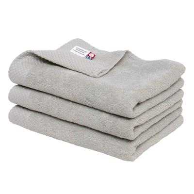 Сертифицированный набор полотенец для лица Bloom Imabari Towel из 3 шт. Характеристики отеля Ciel Впитывают воду Быстросохнущие Сушка в помещении Хлопок Сделано в Японии 100% (Серый)