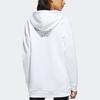 Adidas Толстовка с капюшоном Originals Trefoil Женские топы Белый GH7775