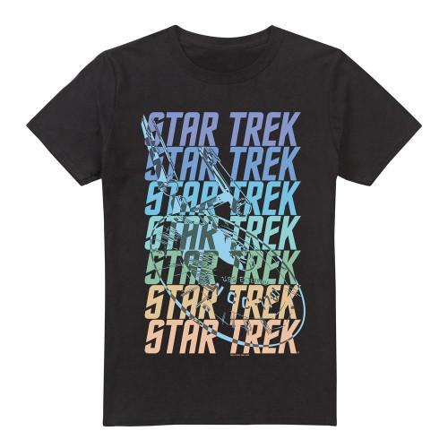 Star Trek Mens Enterprise Multi Logo T-Shirt