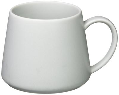 Керамическая кружка Mino Ware YUKURI Minimum Cafe Mug, пригодна для микроволновой печи, пригодна для мытья в посудомоечной машине, бытовая, 310 куб. см, цвет холодный серый 8314