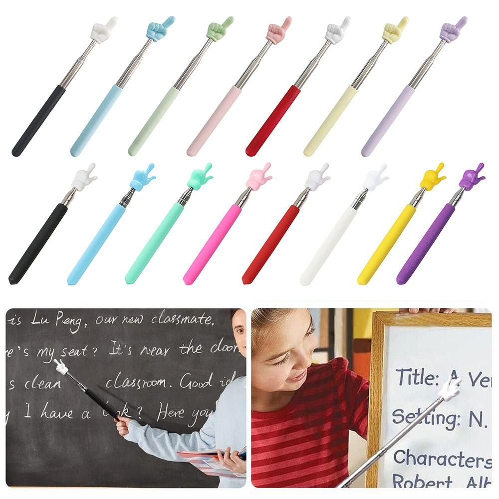 Steel Finger Design Finger Reading Sticks Handheld Presenter Whiteboard Pointer Teaching Stick