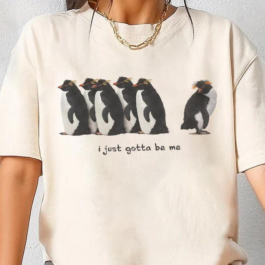 Comfort Colors I Just Gotta Be Me Penguins Shirt, Penguin But What?