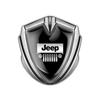 2Pcs 3D Gold Silver Shield Car Emblem Sticker for Jeep Renegade Wrangler Grand Cherokee Compass  Auto Trunk Decal Accessory AMT1