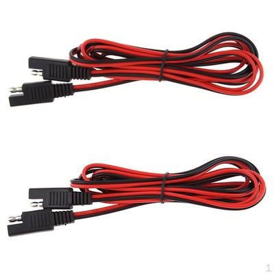2X 18AWG SAE удлинительный кабель - для автомобильного разъема питания постоянного тока