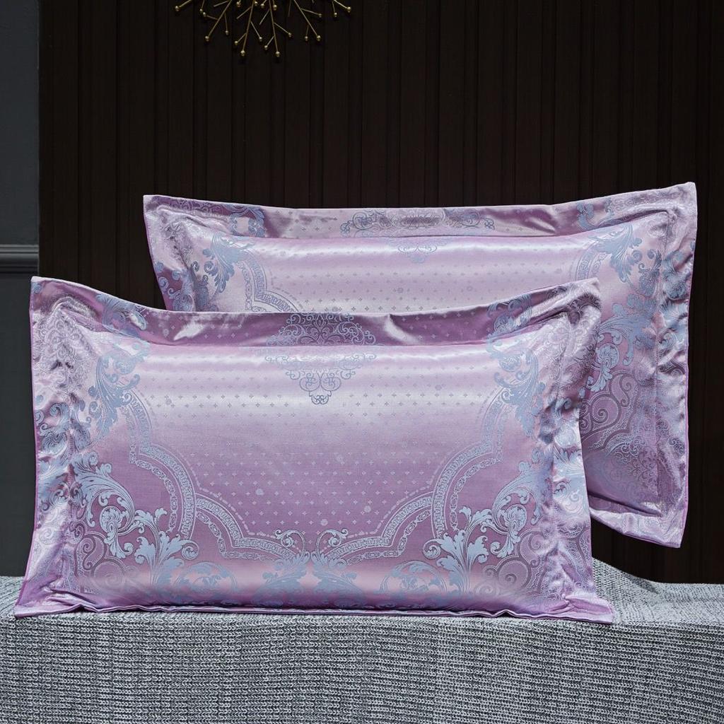 1 пара наволочек-конвертов из атласного жаккарда Tribute, наволочки для взрослых размером 48*74 см, наволочки для комфорта на весну/лето, наволочки без вставок