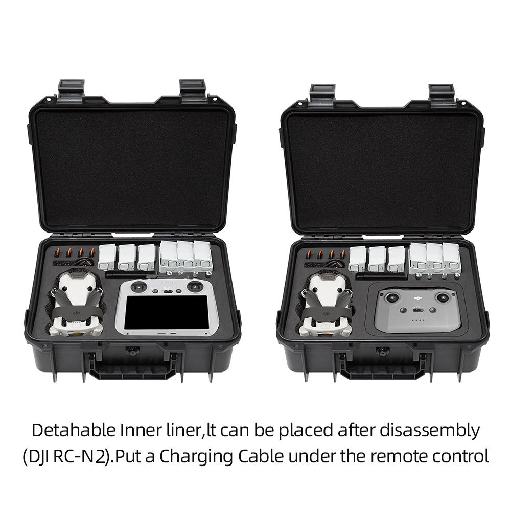 For DJI Mini 3/4Pro Case Mini 4 Pro Explosion Proof Case Mini 4 Pro Bag Portable Waterproof Box Hard Shell Large Capacity Case