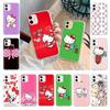 Case for Samsung A04 A14 A23 A34 A54 M23 M33 M52 M53 Realme 10 9 C30S C35 C55 VIVO Y02S Y21 Y51 X80 Pro Transparent Cover LI17 Hello Kitty