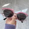 Fashion Vintage  Diamond Sunglasses Women  Luxury Brand Designer Cat Eye Sun Glasses Trending Sexy Ladies Shades Uv400