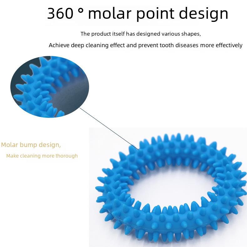 Интерактивная игрушка для собак с шипами TPR, устойчивая к жеванию