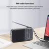 KK257 KK218 AM/FM Полноволновый Радиоприемник Многофункциональный Портативный Мини-радиоприемник Высокочувствительное Радио с Антенной