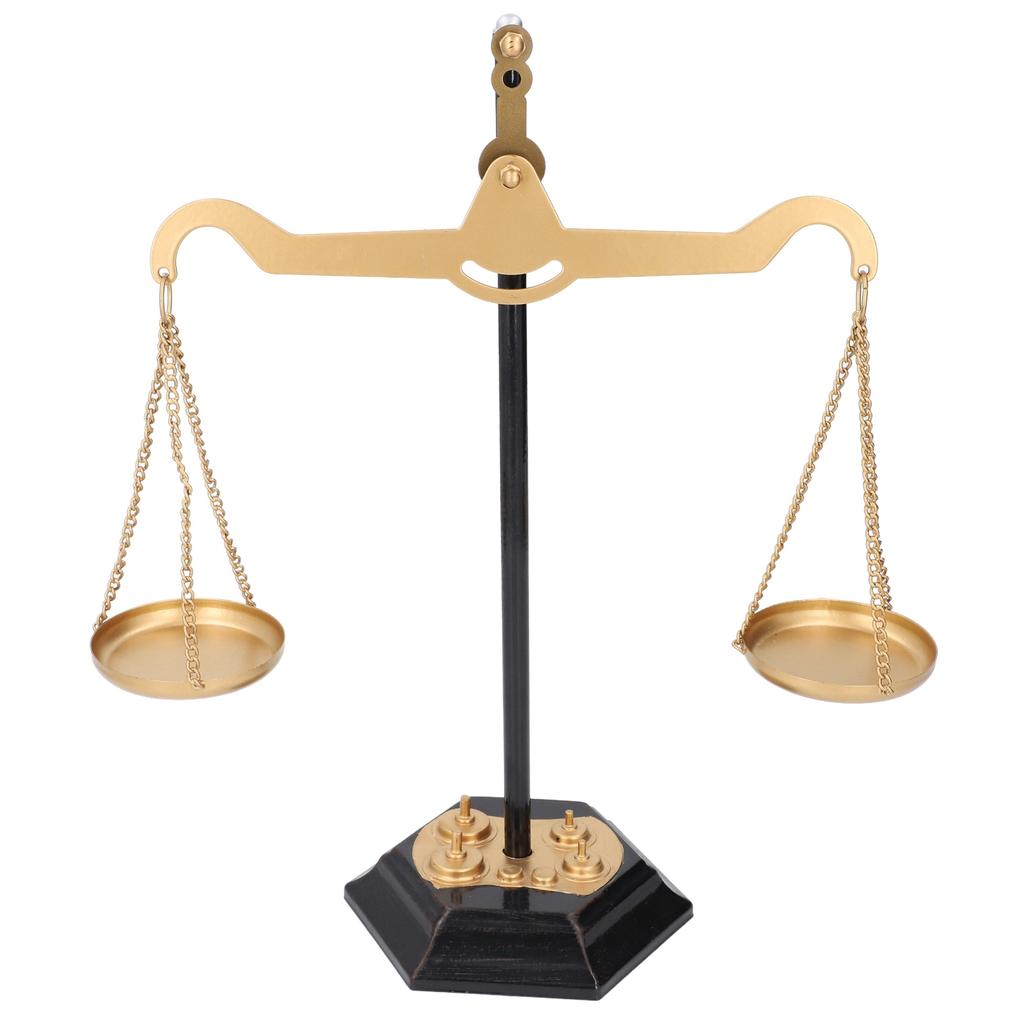 Баланс Весы Декор Снятие Стресс Ретро Настольные Железные Весы Правосудия Украшение для Домашнего Декора