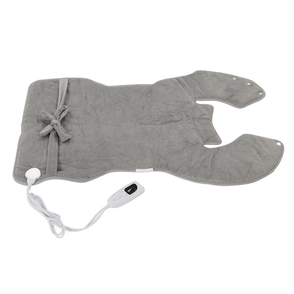 Back Heating Pad 6 Level Temperature Adjustment Drapeable Electric Back Heating Pad Soft Plush Back