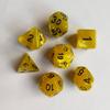 7pcs/set Colorful Pearl Pattern Polyhedral Dice Number Dice Kit for DND PRTG RPG Running Team Table Board Game Dnd Dice Set
