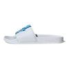 adidas Adilette Slide Белые Ярко-синие Кроссовки Унисекс Cloud-White ID5789