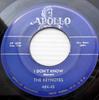 7inch Record KEYNOTES - I Don't Know / A Star 48445 Apollo Records 1955 US Soul/Funk Used