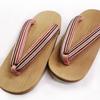 Kiso Nezuko Geta: Women's Geta (Elegant Striped Sandals) - A Traditional Craft Made in Japan, Carrying on 300 Years of Tradition