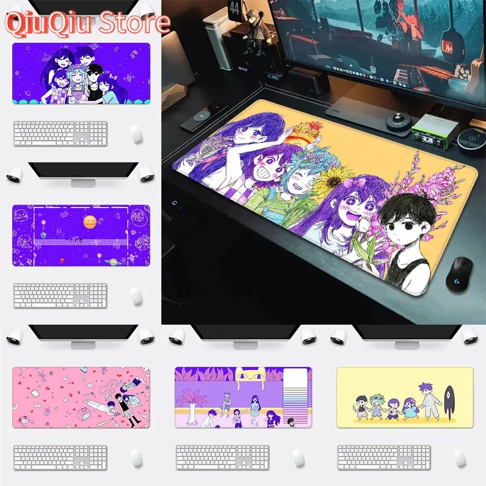Cartoon Cute Omoris Mousepad HD Printing Computer Gamers Locking Edge Nonslip Mouse Pad XXLxcm Keyboard PC Desk Pad