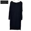 ABMA0725A0TV285 Navy Back Ribbon One Piece Dress 36 NavyUsed