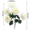 7Head Artificial Flower DIY Flower Silk Chrysanthemum Bouquet Worship Supplies Floral Arrangement Flowers Bouquet