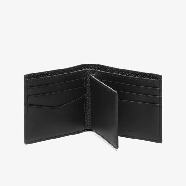 Lacoste Chantaco Leather Bifold Wallet Bb Nh3870c55g 000