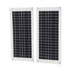 Solar Panel Kit IP65 Waterproof 40W 10A 50V 2Pcs Monocrystalline Solar Panel with Solar Charge