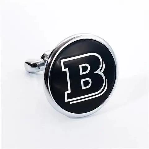 KSCO4 45mm Car Front Emblem Badge Modified Bonnet Chrome Hood Cover for Mercedes Benz AMG W203 W204 C E S Class W210 W211 W220