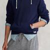 Polo Ralph Lauren FW22 Однотонный свитер с капюшоном и длинными рукавами Мужская толстовка Темно-синяя MNPOKNI16821638-410