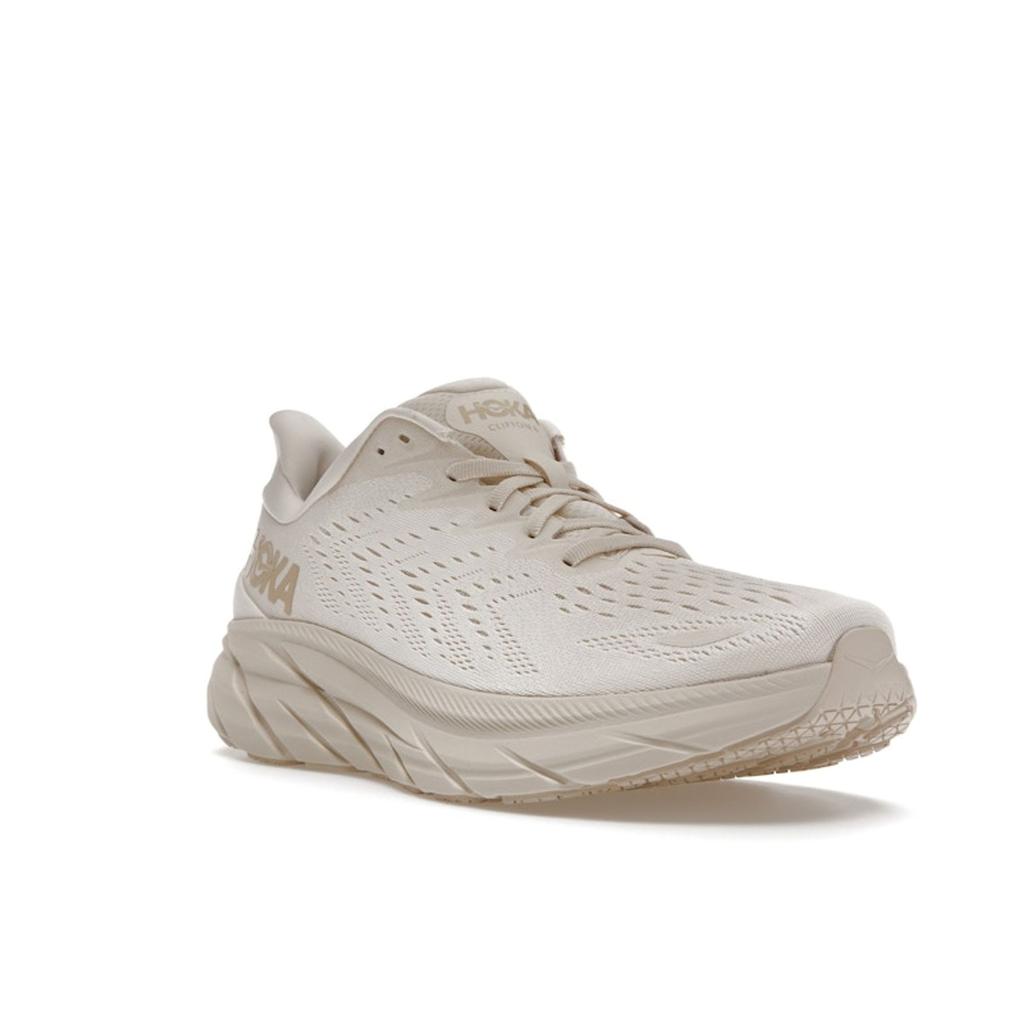 HOKA Clifton 8 Eggnog Shifting Sand Men Sneakers Cream 1119393-ESSN