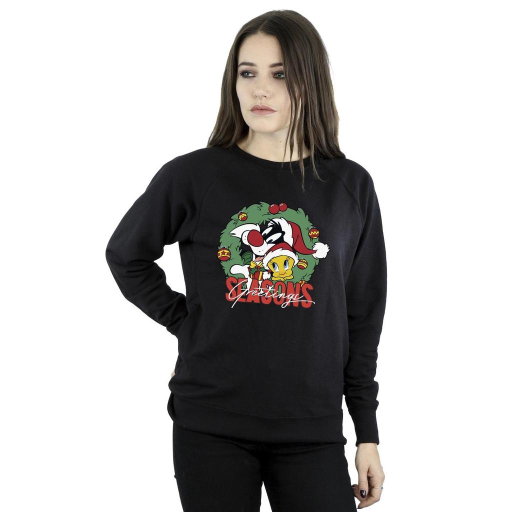 Looney Tunes Womens/Ladies Seasons Greetings Sweatshirt