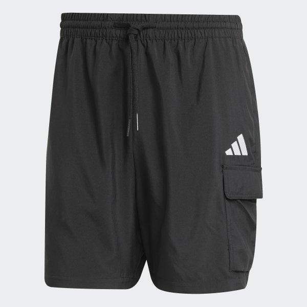 adidas Унисекс Essentials Шорты-карго с маленьким логотипом Челси Повседневные тканые шорты