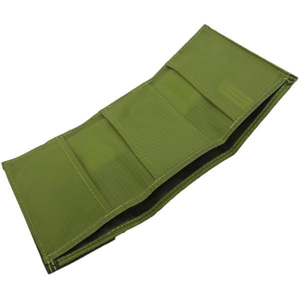 [Montbell] Кошелек для мужчин и женщин, тройной сгиб, мини-кошелек, компактный, нейлоновый, кошелек для путешествий, 1133248 (Темно-зеленый (ХГН)зеленый)