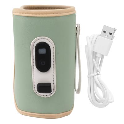 Подогреватель бутылочек для детского молока USB с цифровым дисплеем, 5 скоростей, портативный подогреватель детского молока для молока