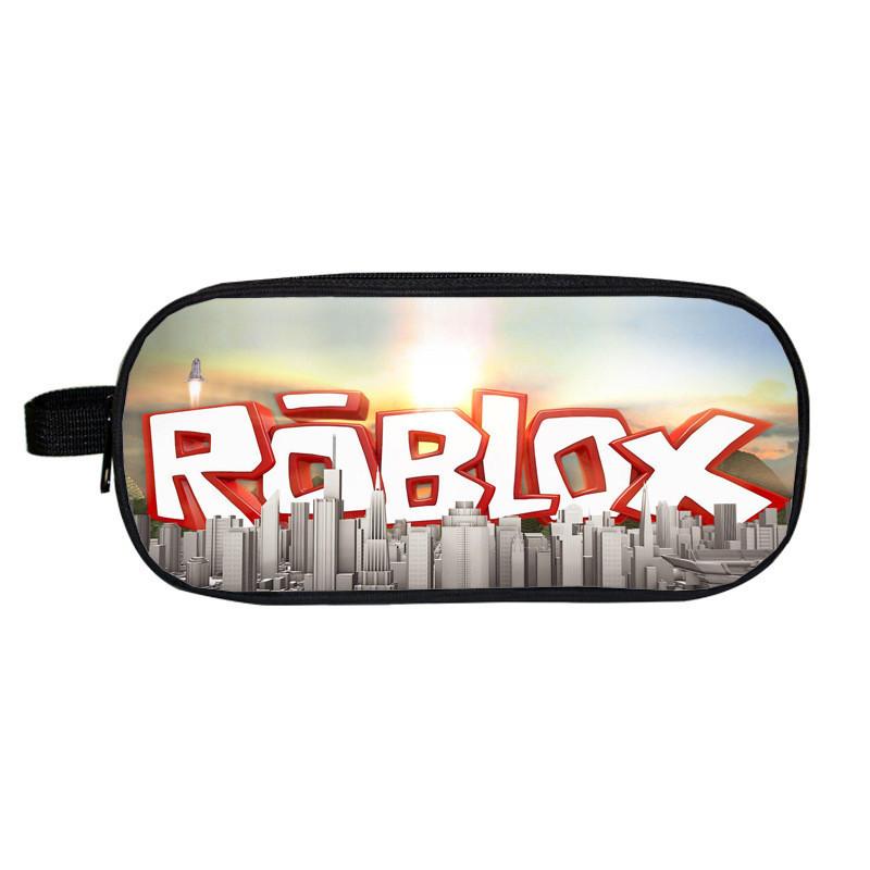 Мультяшный пенал Roblox для мальчиков и девочек из прочного материала**