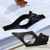 Держатель для страниц в виде кошки Эргономичный дизайн Пластиковая закладка Клип для чтения одной рукой Тема кошки