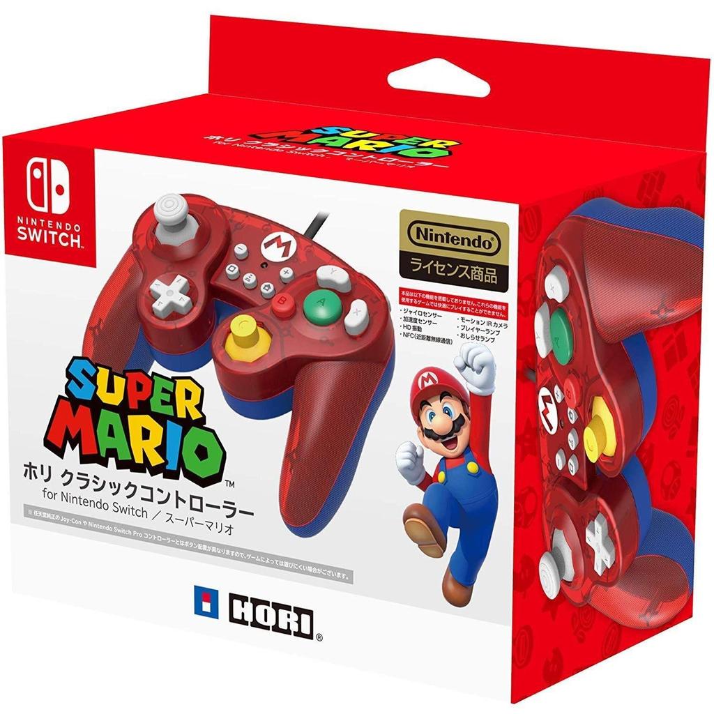 licensed Hori Classic Controller for Nintendo Switch Mario Switch [Nintendo product] [Nintendo compatible]