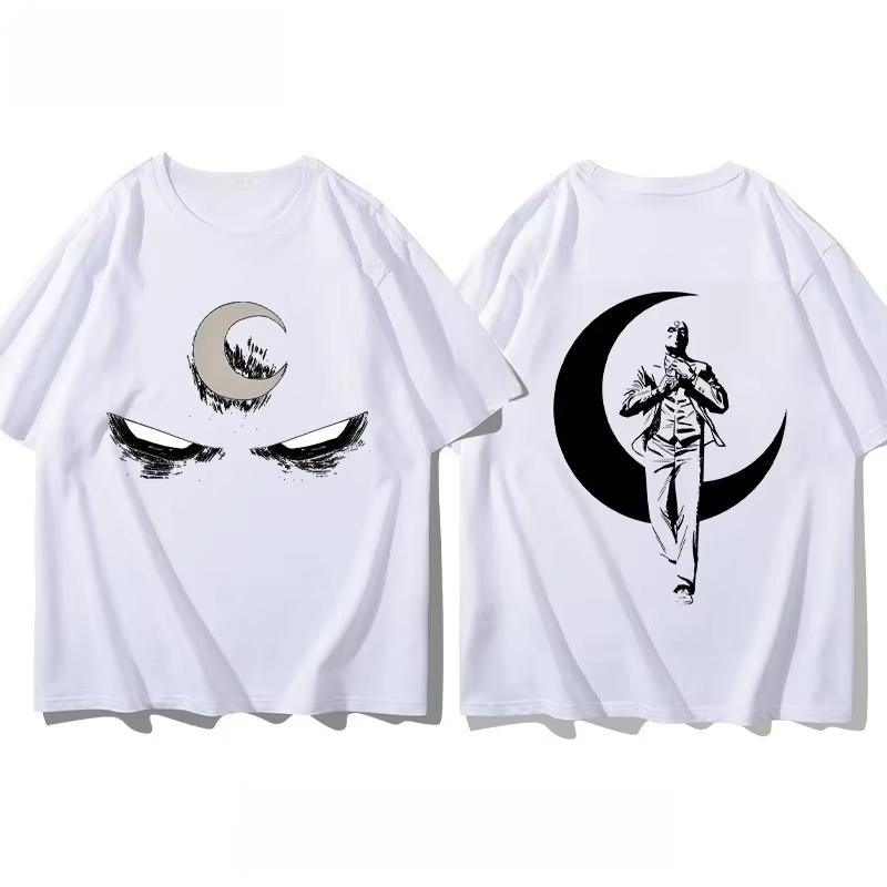 Superhero Moon Knight Trendy Casual Printed Tshirt for Unisex and Women