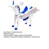 2Pcs/Set Transformable Flying Horse Car Toy Collision Deformation 2-In-1 Mini Vehicle Educational Transforming Mechanical Flying Toddlers Boys Girls