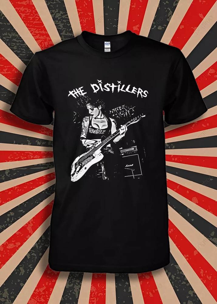 Новый с биркой The Distillers Американское народное развлечение Унисекс Футболка.webp Унисекс Футболка