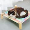 Summer New Pet Ice Mat Wooden Base Camp Bed Dog Mat Sleeping Mat Cat Ice Mat Gel Cooling Mat
