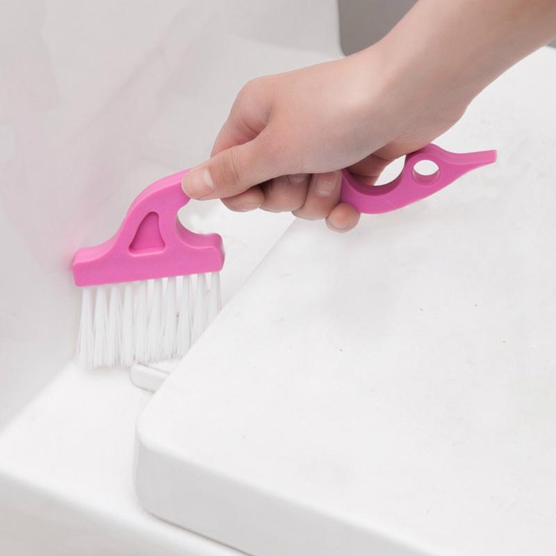 Щетка для чистки оконных пазов в форме лебедя, скребок, щетка для чистки щелей на подоконнике, кухонная щетка-колесо, кухонные принадлежности