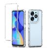 Гибридный противоударный чехол-броня 3 в 1 для Tecno Spark 10C 10 Pro Жесткая пластиковая рамка Прозрачная задняя крышка из ТПУ Coque Fundas