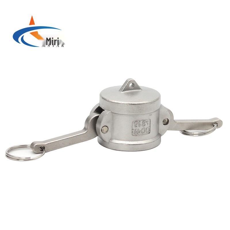 MSTAR Stainless Steel D-Type Bulkhead Quick Connector