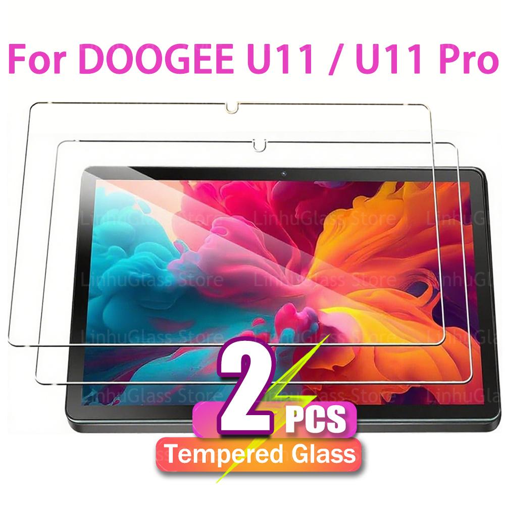 Screen Protector for Doogee U11 / U11 Pro (11.0") 2025 Tempered Glass Film 9H Scratch-Resistant Anti Fingerprints HD No Bubbles